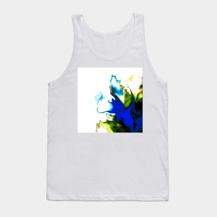 Acrylic Pouring Painting Abstract Art Tank Top